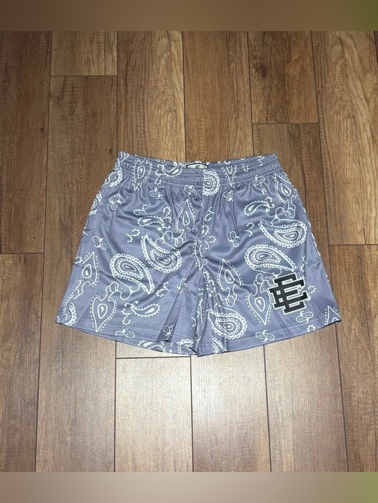 Eric Emanuel Other - Eric Emanuel EE Gray Paisley Bandana Mesh Shorts Brand New